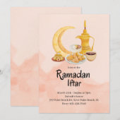 iftar food ramadan uitnodiging (Voorkant / Achterkant)