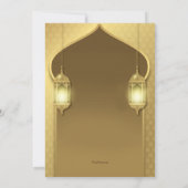 Iftar Invitation Kaart (Achterkant)