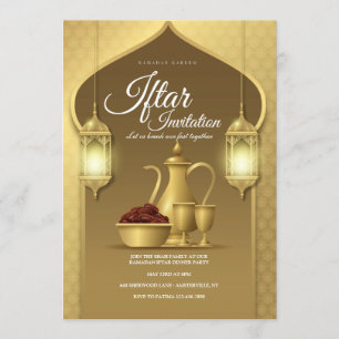Iftar Invitation Kaart