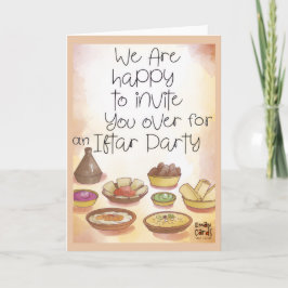 Iftar Invite - Nice Meal Kaart