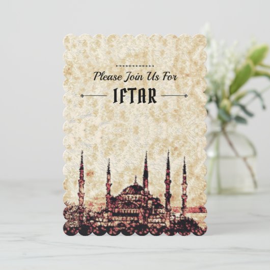 iftar kaart (Staand voorkant)