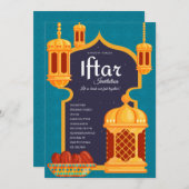 Iftar Lantern Dinner Party Kaart (Voorkant / Achterkant)
