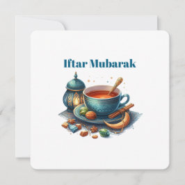 Iftar Mubarak dineruitnodigingen Feestdagenkaart