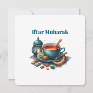 Iftar Mubarak dineruitnodigingen Feestdagenkaart