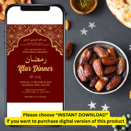 IFTAR PARTY IFTAR DINER Uitnodiging