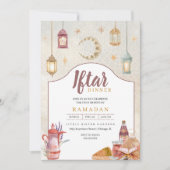 Iftar Party Ramadan Dinner Invitation Save The Date (Voorkant)
