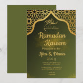 IFTAR PARTY uitnodiging (Voorkant / Achterkant)