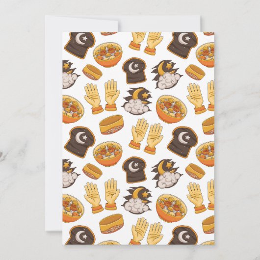 iftar party uitnodiging (Achterkant)