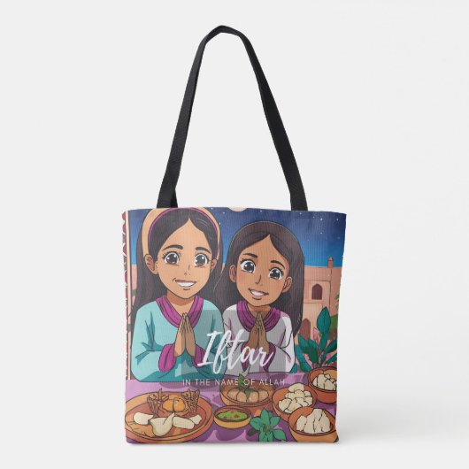 Iftar Sister Time Canvas tas (Achterkant)