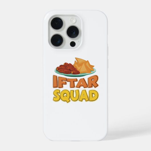 Iftar Squad Ramadan Food Illustration iPhone Hoesje (Achterkant)
