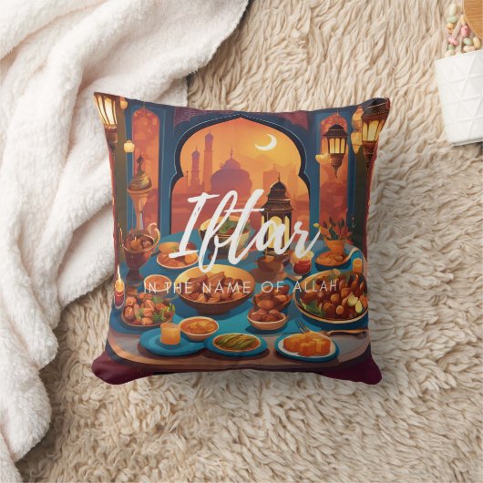 iftar tafel voedsel kussen (Deken)