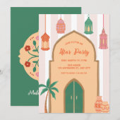 Iftar Uitnodiging | Arabische Nacht (Voorkant / Achterkant)