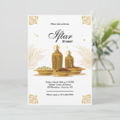 Iftar-uitnodiging Kaart (Staand voorkant)