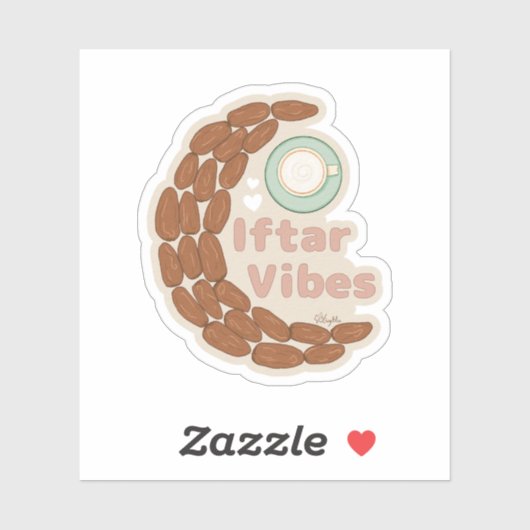 Iftar-vibes geïnspireerd sticker (Vel)
