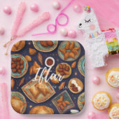 Iftar wegwerp Borden Papieren Bordje (Feest)