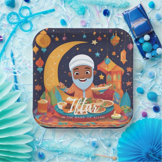 Iftar Wegwerp Dad Borden Papieren Bordje (Feest)