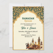 Iftarfeest Ramadan-diner 2025 Kaart (Voorkant)