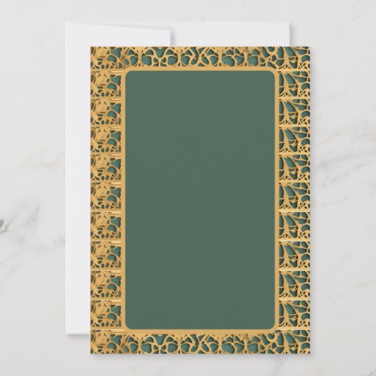 Iftarfeest Ramadan-diner 2025 Kaart (Achterkant)