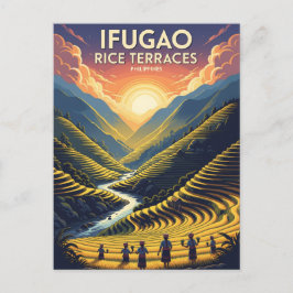 Ifugao rijstterrassen Filipijnen Reizen Briefkaart
