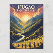 Ifugao rijstterrassen Filipijnen Reizen Briefkaart (Voorkant)