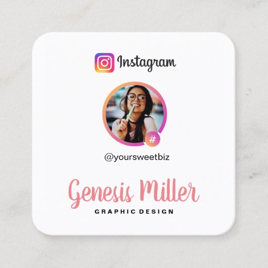 IG Gepersonaliseerd Visitekaartje (Voorkant)