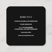 IG Gepersonaliseerd Visitekaartje (Achterkant)
