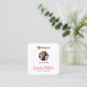 IG Gepersonaliseerd Visitekaartje (Staand voorkant)