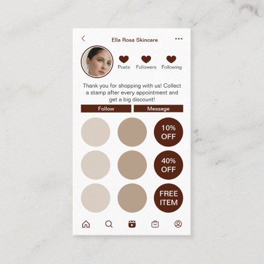 IG Loyalty Visitekaartje (Voorkant)