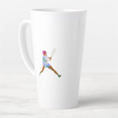 Iga Swiatek Latte Mok (Linkerhoek)