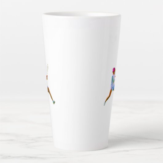 Iga Swiatek Latte Mok (Voorkant)