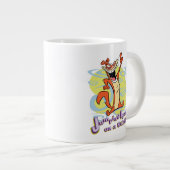 Igauna op een stok jappen!™ grote koffiekop (Voorkant rechts)