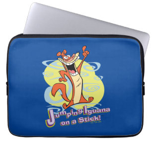 Igauna op een stok jappen!™ laptop sleeve