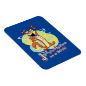 Igauna op een stok jappen!™ magneet (Rechterzijde)