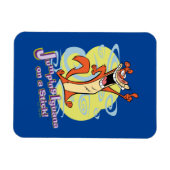 Igauna op een stok jappen!™ magneet (Horizontaal)