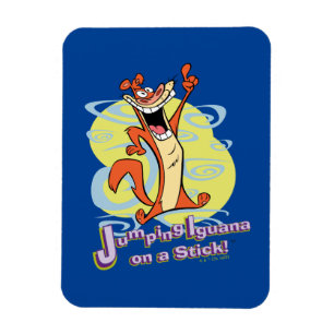 Igauna op een stok jappen!™ magneet