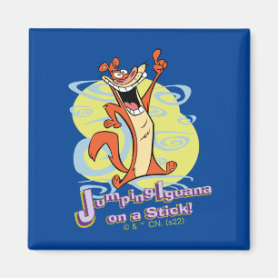 Igauna op een stok jappen!™ magneet