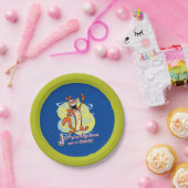 Igauna op een stok jappen!™ papieren bordje (Feest)