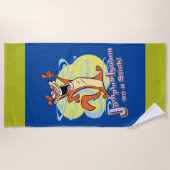 Igauna op een stok jappen!™ strandlaken (Voorkant)