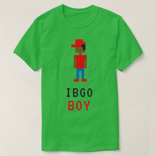 Igbo Boy Long T-shirt (Design voorkant)