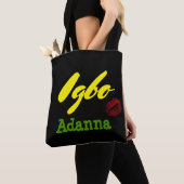Igbo Kussen Stijlvol Tote Bag (Dichtbij)