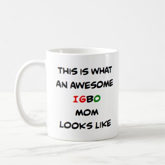 igbo mama, geweldig koffiemok (Links)
