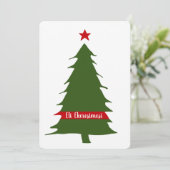 Igbo Merry-kerstboom Feestdagenkaart (Staand voorkant)