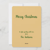 Igbo Merry kerstfeestdag Kaart (Achterkant)