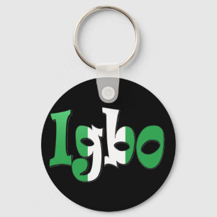 Igbo (Nigeriaanse vlag) Sleutelhanger