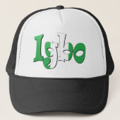 Igbo (Nigeriaanse vlag) Trucker Pet (Voorkant)