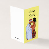 Igbo Romantic Love Poem Wenskaart Kaart (Buitenkant)