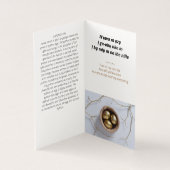 Igbo Romantic Love Poem Wenskaart Kaart (Binnen)