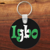 Igbo (vlag van Nigeria) Sleutelhanger (Voorkant)