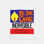 IGC-Wees de verandering Fleece Deken (Voorkant)