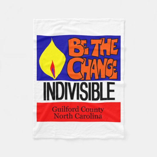 IGC-Wees de verandering Fleece Deken (Voorkant)